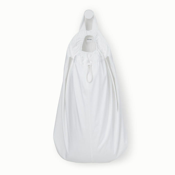 View of Esembly Pail Pouch hanging from a wall hook.