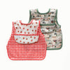 Two bibs in Apples and Tractors