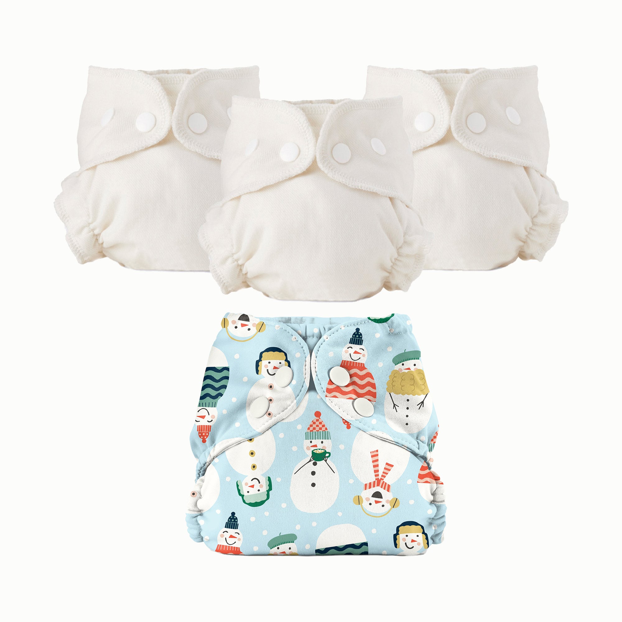 Cotton Diapers For Babies Esembly Cloth Diaper Bundle: Organic